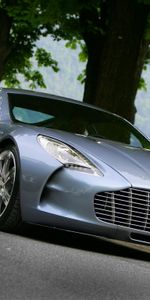 Nature,2009,Un 77,Voitures,Vue De Face,Aston Martin