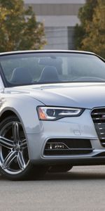 Cars,Front View,Cabriolet,S5,Grey,Audi