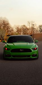 Voitures,Vue De Face,Ford Mustang,Voiture