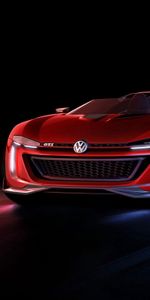 Roadster,Красный,Тачки (Cars),Gti,Фольксваген (Volkswagen),Вид Спереди