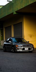 Coches,Un Coche,Perfil,Subaru Impreza Rs,Vista Lateral,Subaru,Máquina