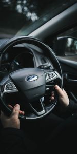 Cars,Hands,Steering Wheel,Rudder,Ford