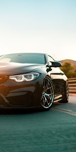 Автомобиль,Бмв (Bmw),Bmw M4,Тачки (Cars),Фара,Черный,Вид Спереди