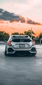 Cars,Lights,Back View,Honda Civic Sport,Car,Rear View,Headlights,Honda