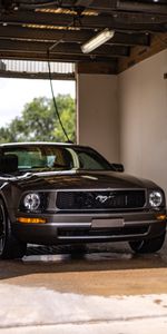 Cars,Lights,Car,Front View,Headlights,Mustang