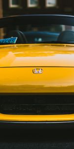 Honda S2000,Тачки (Cars),Желтый,Вид Спереди,Фары