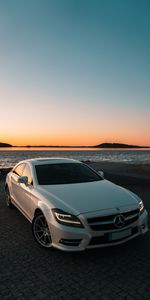 Cars,Lights,Front View,Mercedes Benz Cls,Car,Headlights,Mercedes Benz