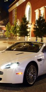 Coches,Ciudad,Las Luces,Luces,Vista Frontal,Estilo,2008,V8,Ventaja,Aston Martin