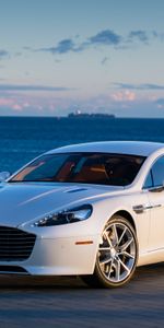 Rapide S,Белый,Тачки (Cars),Вид Сбоку,Астон Мартин (Aston Martin)