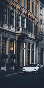 Cars,Road,Car,Machine,Sports Car,City,Sports,Lamborghini Aventador,Lamborghini