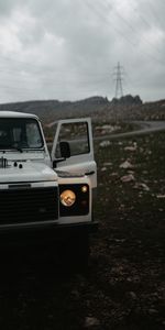 Внедорожник,Белый,Дорога,Тачки (Cars),Land Rover Defender,Автомобиль,Ленд Ровер (Land Rover)