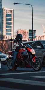 Cars,Road,Motorcycle,Motorcycles,Motorcyclist,Ducati