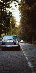 Route,Vieille,Vieux,Voitures,Le Noir,Mercedes,Voiture