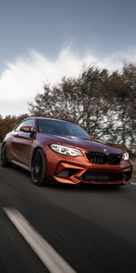 Cars,Road,Speed,Brown,Car,Bmw M2,Bmw