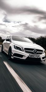 Cars,Road,Speed,Mercedes Cla45,Car,Mercedes