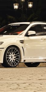 Hamann,X6M,Rue,Voitures,Lumière,Nuit,Briller,Bmw