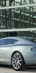 Cars,Side View,2009,Silver Metallic,Rapide,Aston Martin,Auto