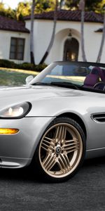 Cars,Side View,Cabriolet,Silver,Silvery,Z8,E52,Bmw