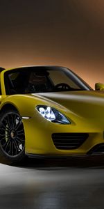 Porsche,Porsche 918,Perfil,Coches,Spyder,Vista Lateral