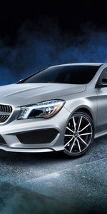 Voitures,Cla,Agrafe,Vue De Côté,Argent,Argenté,Amg,Mercedes Benz