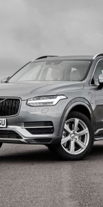 Perfil,Plata,Plateado,Xc90,Vista Lateral,Volvo,Coches