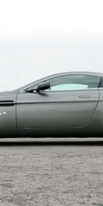 Vantage,V8,Тачки (Cars),2005,Вид Сбоку,Астон Мартин (Aston Martin),Серый,Стиль,Спорт