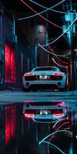 Audi,Voitures,Audi R8,Sportif,Voiture De Sport,Néon,Voiture