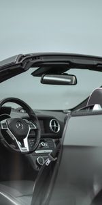 Салон,Mercedes Benz Sl 350,Панель Управления,Кабриолет,Тачки (Cars),Руль,Спорткар,Mercedes Benz,Интерьер