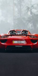 Porsche 918,Voitures,Vue Arrière,Sportif,Porsche,Voiture De Sport