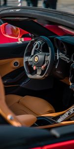 Cars,Steering Wheel,Rudder,Salon,Sports Car,Sports,Ferrari