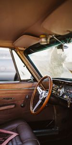 Cars,Steering Wheel,Rudder,Salon,Vintage,Retro