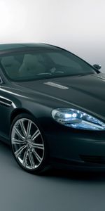 Voitures,Style,2006,Rapide,Prototype De Voiture,Concept Car,Vue De Face,Le Noir,Aston Martin