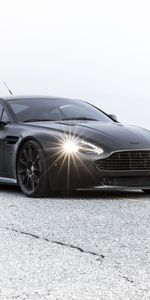 Coches,Ventaja,Tope De Suspension,El,Aston Martin,El Negro