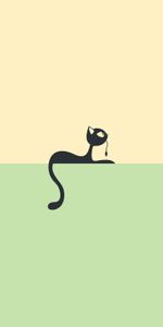 Gato,Dibujo,El Negro,Imagen,Minimalismo