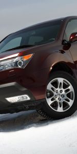 Cherry,Acura,Snow,Jeep,Akura,Mdx,Auto,Cars,Front View