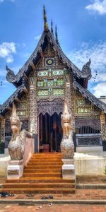 Thaïlande,Chiang Mai,Tchang Mai,Villes,Hdr,Temple