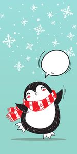 Christmas,Happiness,Penguin,Art