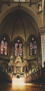 Churches,Miscellanea,Stained Glass,Curtain Wall,Miscellaneous,Interior,Church