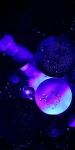 Circles,Air,Transparent,Macro,Structure,Bubbles,Purple