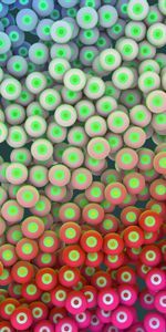 Circles,Bright,Multicolored,Eye,Motley,Balls,3D