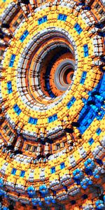 Circles,Details,Surface,Fractal,3D