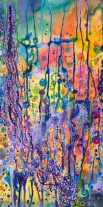 Circles,Paint,Flow,Spots,Divorces,Motley,Drips,Abstract,Stains,Multicolored