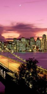 Bay Bridge,Pont De La Baie,Nuit,San Francisco,Villes