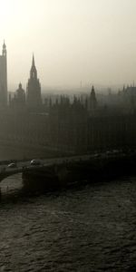 Big Ben,Tamise,Palais De Westminster,Ville,Tour,La Tour,Villes,Pont,Panorama,Rivières,Londres