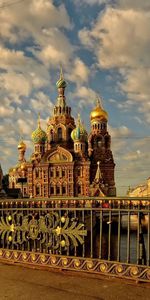 Cities,Building,Bridge,Cathedral,St Petersburg,Saint Petersburg,Street,Russia