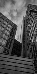 Cities,Building,Bw,Bottom View,Chb,Windows