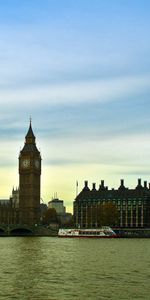 Ciudades,Noche,Edificio,Navío,Inglaterra,Thames,Támesis,Barcos De Motor,Londres