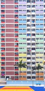 Cities,Building,Facade,Palms,Platform,Playground