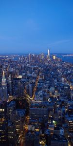 Cities,Building,Lights,Coast,Night City,Skyscrapers,Night