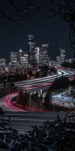 Cities,Building,Lights,Long Exposure,Night City,Roads